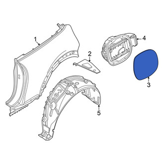 Mini OE - Rear Right Fuel Filler Door