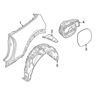 Mini OE - Quarter Panel & Components (Base / John Cooper Works / S 2 Doors Hatchback)