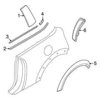 Mini OE - Quarter Panel - Exterior Trim (Hatchback)