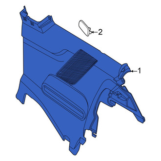 Mini OE - Rear Left Interior Quarter Panel Trim Panel