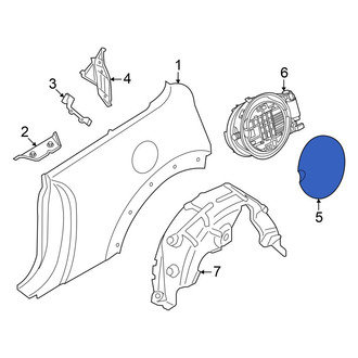 Mini OE - Rear Fuel Filler Door