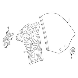 Mini OE - Quarter Panel - Glass (Convertible)