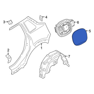 Mini OE - Rear Fuel Filler Door