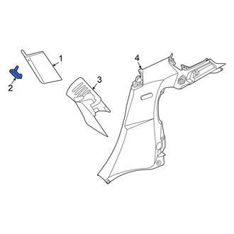 Mini OE - Rear Left Body C-Pillar Trim Panel Cap
