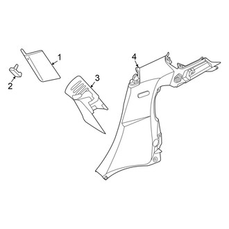 Mini OE - Quarter Panel - Interior Trim (Base / S 4 Doors)