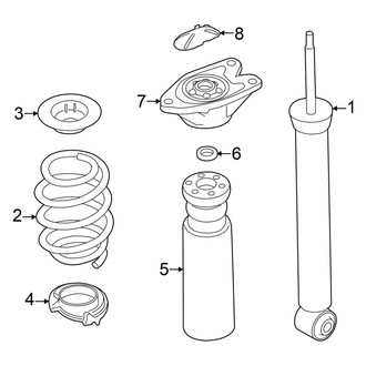 Mini OE - Rear Suspension - Shocks & Components