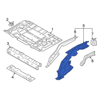 Mini OE - Rear Right Frame Side Member Assembly