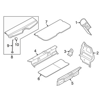 Mini OE - Rear Body & Floor - Interior Trim (Base / John Cooper Works / S 2 Doors Hatchback)