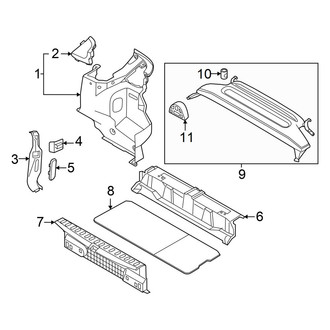Mini OE - Rear Body & Floor - Interior Trim (Compartment Trim), (Convertible)