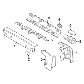 Mini OE - Rear Body & Floor - Interior Trim (Roll Bar Trim), (Convertible)