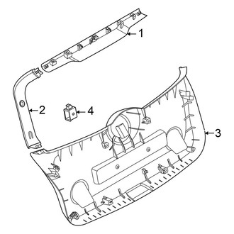 Mini OE - Lift Gate - Interior Trim