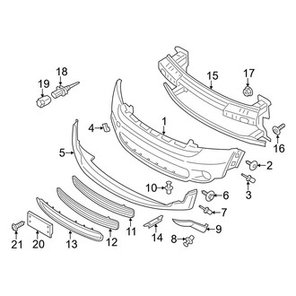 Mini OE - Front Bumper - Bumper & Components (Base)
