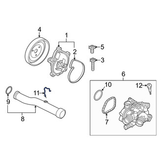 Mini OE - Engine Coolant Pipe C-Clip