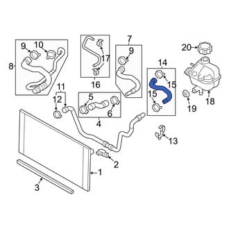 Mini OE - Lower Radiator Coolant Hose