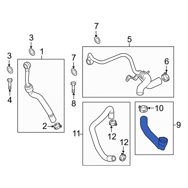 Engine Coolant Pipe