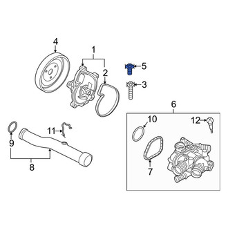 Mini OE - Engine Water Pump Pulley Bolt