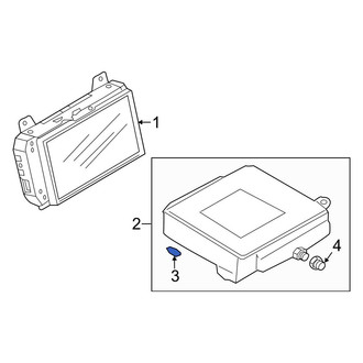 Mini OE - GPS Navigation Control Module Bracket