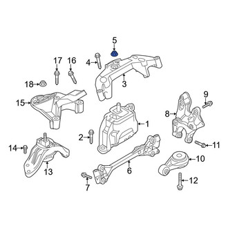 Mini OE - Automatic Transmission Mount Nut