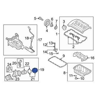 Mini OE - Engine Oil Filter Housing Cover