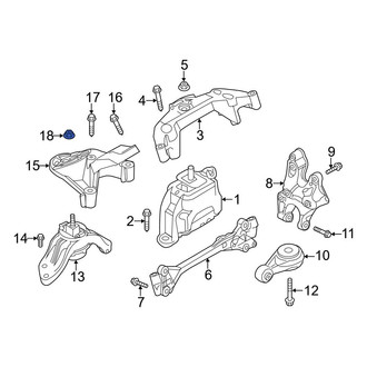 Mini OE - Automatic Transmission Mount Nut