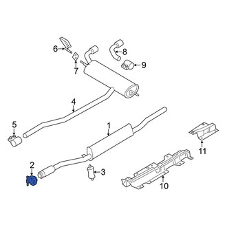 Mini OE - Front Exhaust Muffler Clamp