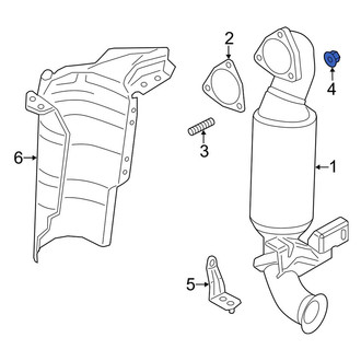 Mini OE - Catalytic Converter Nut