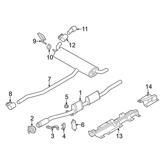 Mini OE - Exhaust System - Exhaust Components (1-Piece), (S / S ALL4)