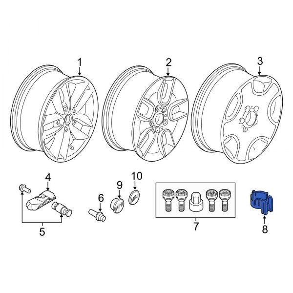 Wheel Lock Key