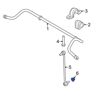 Mini OE - Front Suspension Stabilizer Bar Link Nut