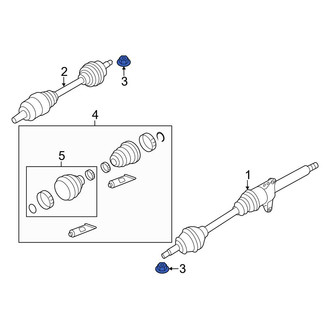 Mini OE - Front CV Joint Nut
