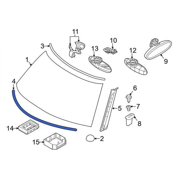 Windshield Molding