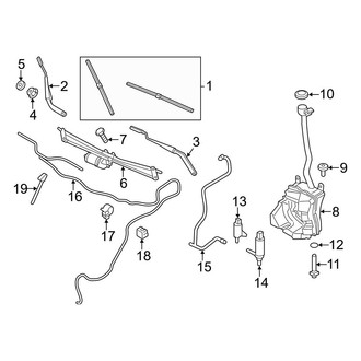 Mini OE - Windshield - Wiper & Washer Components