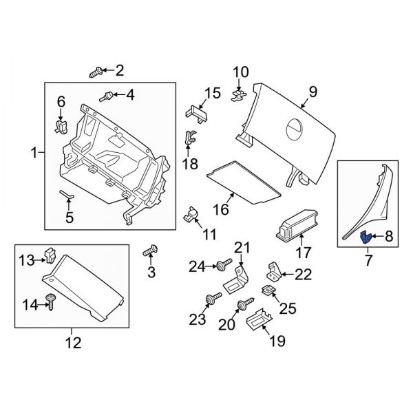 Instrument Panel Trim Panel Clip