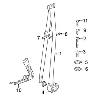 Mini OE - Restraint Systems - Front Seat Belts