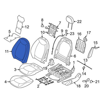 Mini OE - Front Right Seat Back Cushion Cover