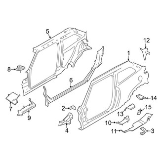 Mini OE - Pillars, Rocker & Floor - Uniside (Base / John Cooper Works ALL4 / S / S ALL4)