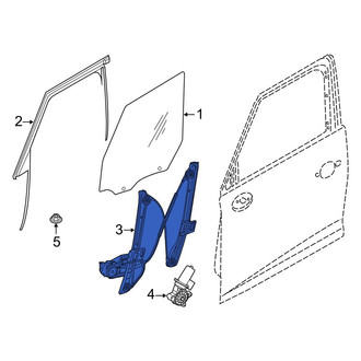 Mini OE - Front Right Window Regulator