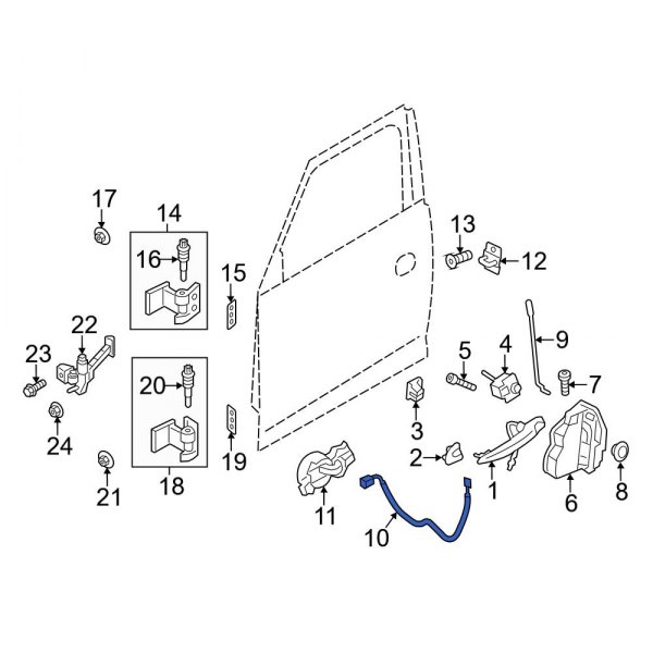 Door Latch Cable