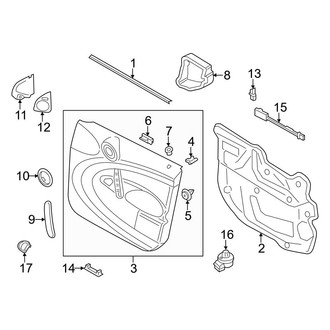 Mini OE - Front Door - Interior Trim (To 2/11/12), (Base / S / S ALL4)