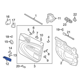 Mini OE - Front Left Interior Door Pull Handle