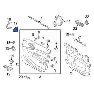 Mini OE - Front Right Door Trim Molding