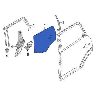 Mini OE - Rear Left Door Glass