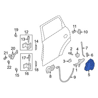 Mini OE - Front Left Door Latch Assembly