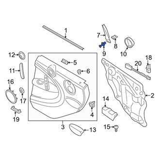 Mini OE - Door Trim Molding Clip