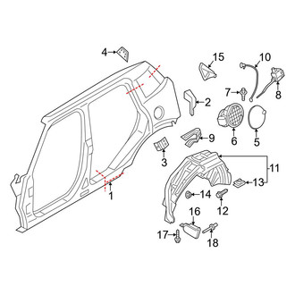 Mini OE - Quarter Panel & Components (Base / S / S ALL4)