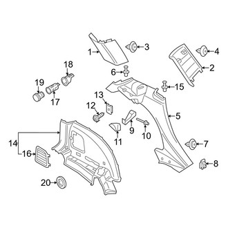 Mini OE - Quarter Panel - Interior Trim (Base / S / S ALL4)