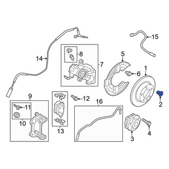 Mini OE - Disc Brake Rotor Set Screw
