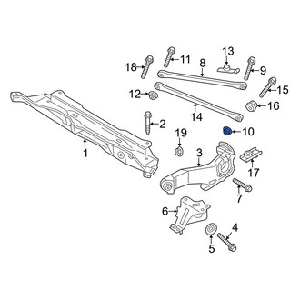 Mini OE - Upper Suspension Control Arm Nut