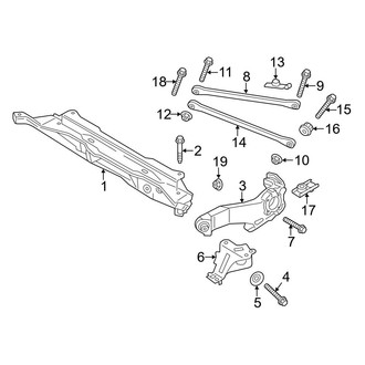 Mini OE - Rear Suspension - Suspension Components (FWD)