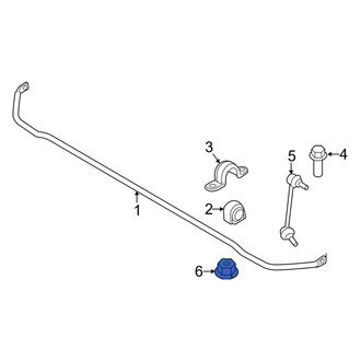 Mini OE - Rear Suspension Stabilizer Bar Link Nut